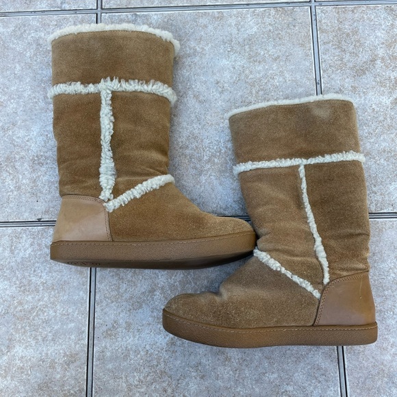 Tory Burch Amelie Shearling suede snow boots - Picture 9 of 12
